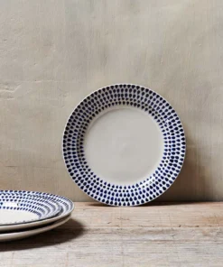 Nkuku Indigo Drop Plates