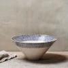 Nkuku Indigo Drop Serving Bowl