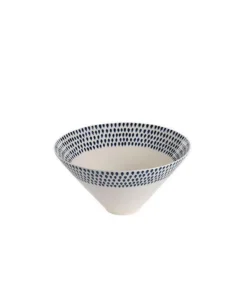 Nkuku Indigo Drop Serving Bowl