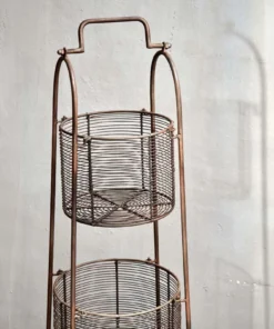 Nkuku Inkollu Three-Tiered Storage Stand Kitchen