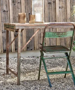 Nkuku Ishan Reclaimed Folding Dining & Coffee Table Living Room