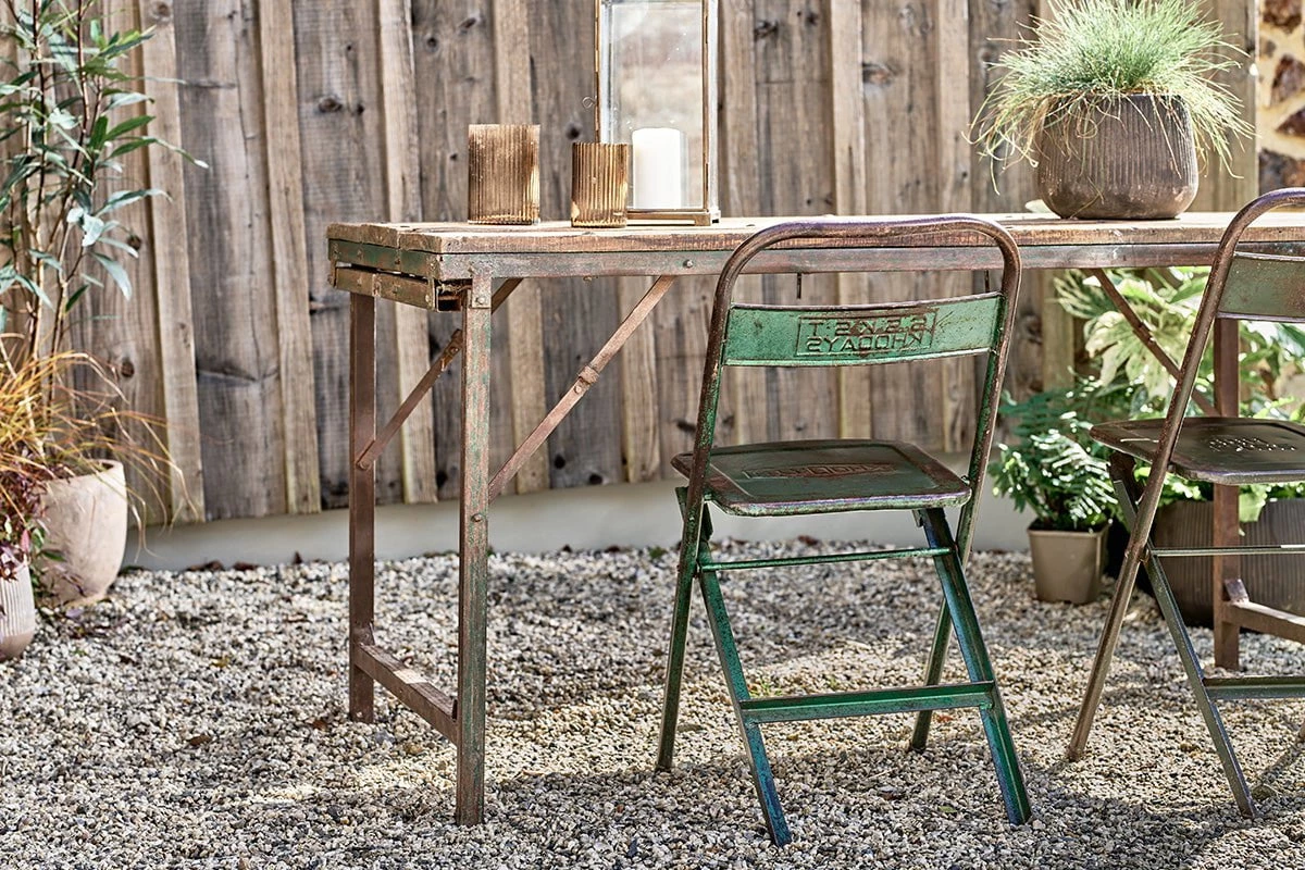 Nkuku Ishan Reclaimed Folding Dining & Coffee Table Living Room 4 Nkuku Ishan Reclaimed Folding Dining & Coffee Table Living Room