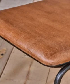 Nkuku Kitchen & Dining Room Iswa Leather & Rattan Dining Chair