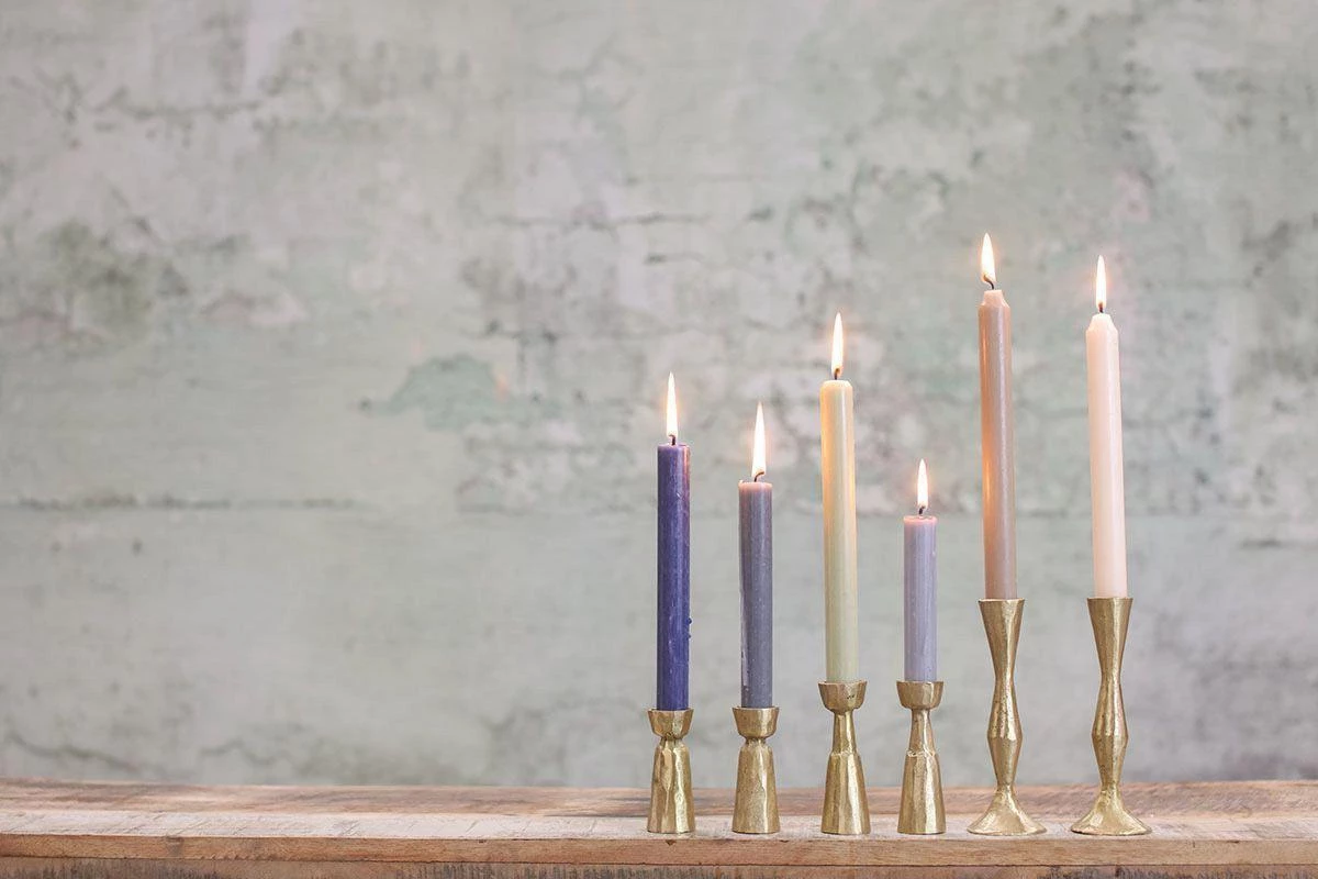 Nkuku Jahi Brass Candlestick Home Accessories 5 Nkuku Jahi Brass Candlestick Home Accessories