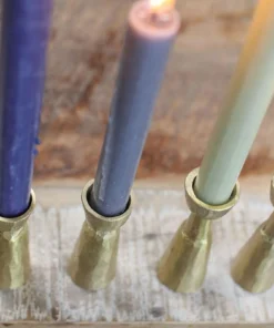 Nkuku Jahi Brass Candlestick Home Accessories