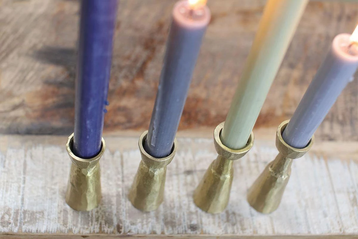 Nkuku Jahi Brass Candlestick Home Accessories 4 Nkuku Jahi Brass Candlestick Home Accessories