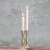 Nkuku Jahi Brass Candlestick - Tall