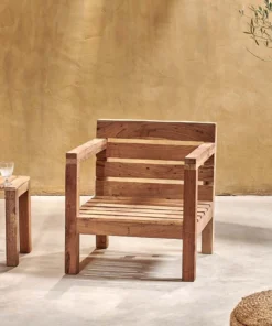 Nkuku Garden Furniture Jaisalmer Reclaimed Wood Armchair 17 Nkuku Garden Furniture Jaisalmer Reclaimed Wood Armchair