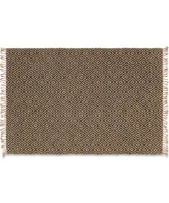 Nkuku Jambo Jute Rug - Medium - Black Home Accessories