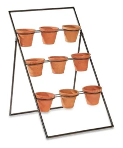 Nkuku Jara Terracotta Planter Stand Home Accessories
