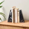 Nkuku Juda Marble Bookends 2 Nkuku Juda Marble Bookends