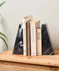 Nkuku Juda Marble Bookends