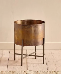 Nkuku Home Accessories Juoni Iron Planter