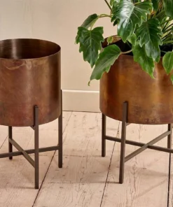 Nkuku Home Accessories Juoni Iron Planter