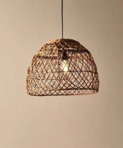 Nkuku Kaithur Rattan Dome Lampshade - Small New Arrivals
