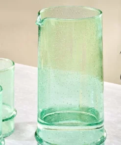 Nkuku New Arrivals Kaneti Bubble Carafe - Aqua
