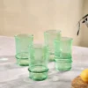 Nkuku New Arrivals Kaneti Bubble Tumbler - Aqua - Large (Set Of 4) 1 Nkuku New Arrivals Kaneti Bubble Tumbler - Aqua - Large (Set Of 4)