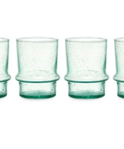 Nkuku New Arrivals Kaneti Bubble Tumbler - Aqua - Small (Set Of 4) 11 Nkuku New Arrivals Kaneti Bubble Tumbler - Aqua - Small (Set Of 4)