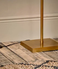 Nkuku Kara Floor Lamp - Brass Shop By Type