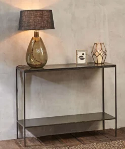 Nkuku Karoko Marble Console Table Living Room