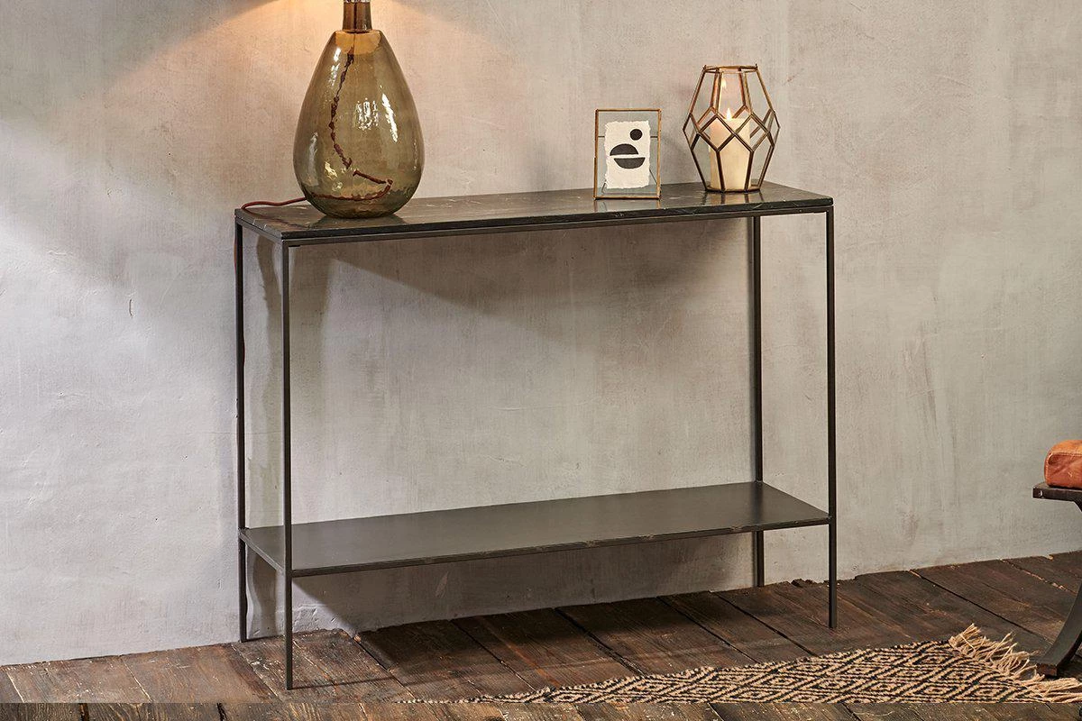 Nkuku Karoko Marble Console Table Living Room 4 Nkuku Karoko Marble Console Table Living Room