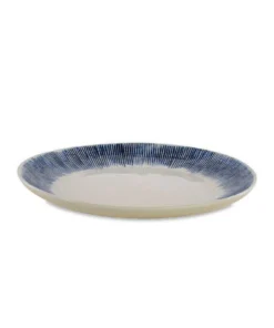 Nkuku Karuma Ceramic Plate - Blue & White