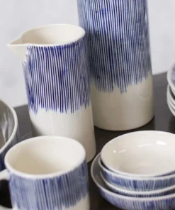 Nkuku Tableware Karuma Ceramic Small Mug - Blue & White (Set Of 2) 10 Nkuku Tableware Karuma Ceramic Small Mug - Blue & White (Set Of 2)