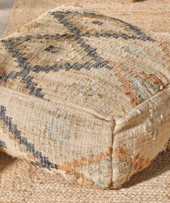 Nkuku New Arrivals Kesu Kilim Pouf - Small