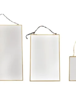 Nkuku Home Accessories Kiko Antique Brass Mirror