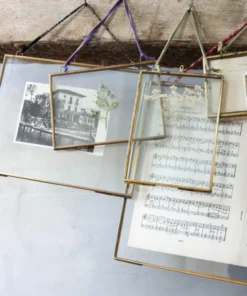 Nkuku Home Accessories Kiko Brass Photo Frames