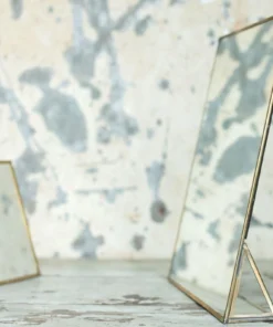 Nkuku Kiko Standing Mirror Brass Home Accessories