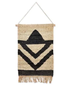 Nkuku Kilbo Hemp Wall Hanging - Triangles Home Accessories