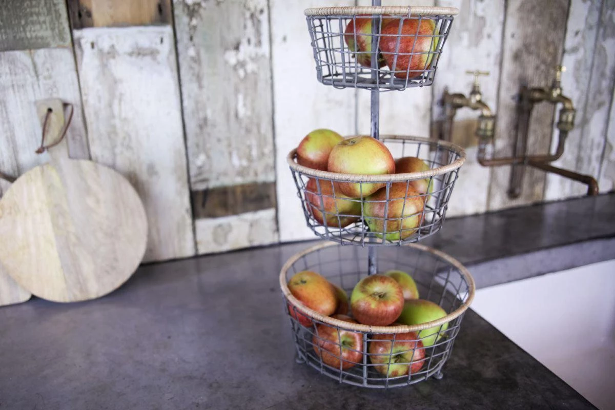 Nkuku Koba Wire Bowl Stand Kitchen 4 Nkuku Koba Wire Bowl Stand Kitchen