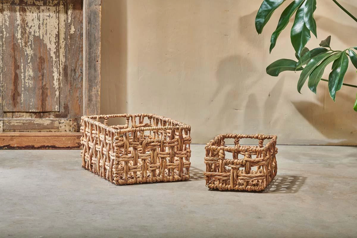 Nkuku Soft Furnishings Kora Rectangular Storage Basket 3 Nkuku Soft Furnishings Kora Rectangular Storage Basket