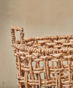 Nkuku Kora Round Storage Basket Soft Furnishings