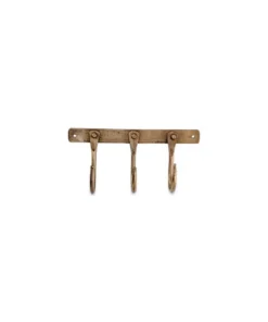 Nkuku Kuna Iron Hooks - Antique Brass Home Accessories