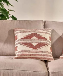 Nkuku Kutha Kilim Cushion Cover - Cream New Arrivals