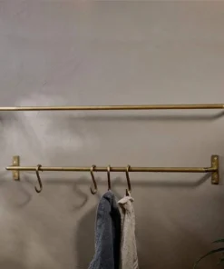 Nkuku Laila Iron Hanging Rail - Brass