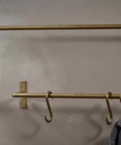 Nkuku Laila Iron Hanging Rail - Brass