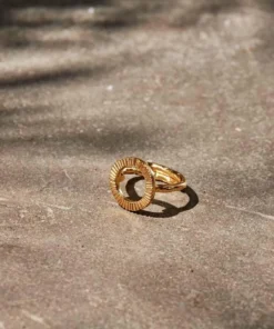 Nkuku sale2022 25 Nkuku Lalia Etched Ring Band