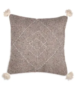 Nkuku Soft Furnishings Lamandi Recycled Cushion Cover - Grey 14 Nkuku Soft Furnishings Lamandi Recycled Cushion Cover - Grey