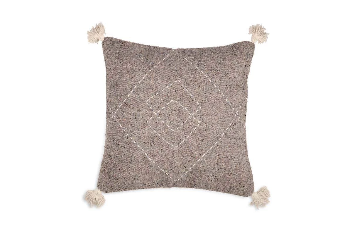 Nkuku Soft Furnishings Lamandi Recycled Cushion Cover - Grey 8 Nkuku Soft Furnishings Lamandi Recycled Cushion Cover - Grey