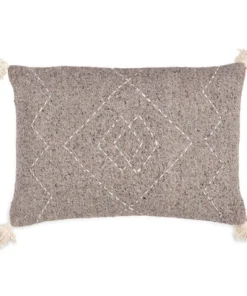 Nkuku Soft Furnishings Lamandi Recycled Cushion Cover - Grey 15 Nkuku Soft Furnishings Lamandi Recycled Cushion Cover - Grey