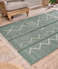 Nkuku Lamandi Recycled Rug - Moss 12 Nkuku Lamandi Recycled Rug - Moss