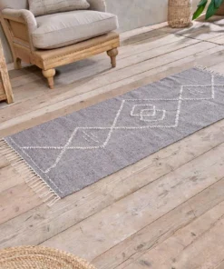 Nkuku Lamandi Recycled Runner - Grey Home Accessories