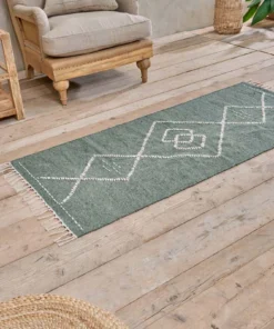 Nkuku Lamandi Recycled Runner - Moss Home Accessories