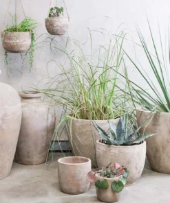 Nkuku Large Affiti Clay Planter