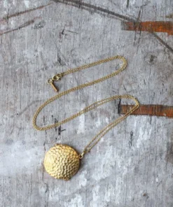 Nkuku Lavani Hammered Locket