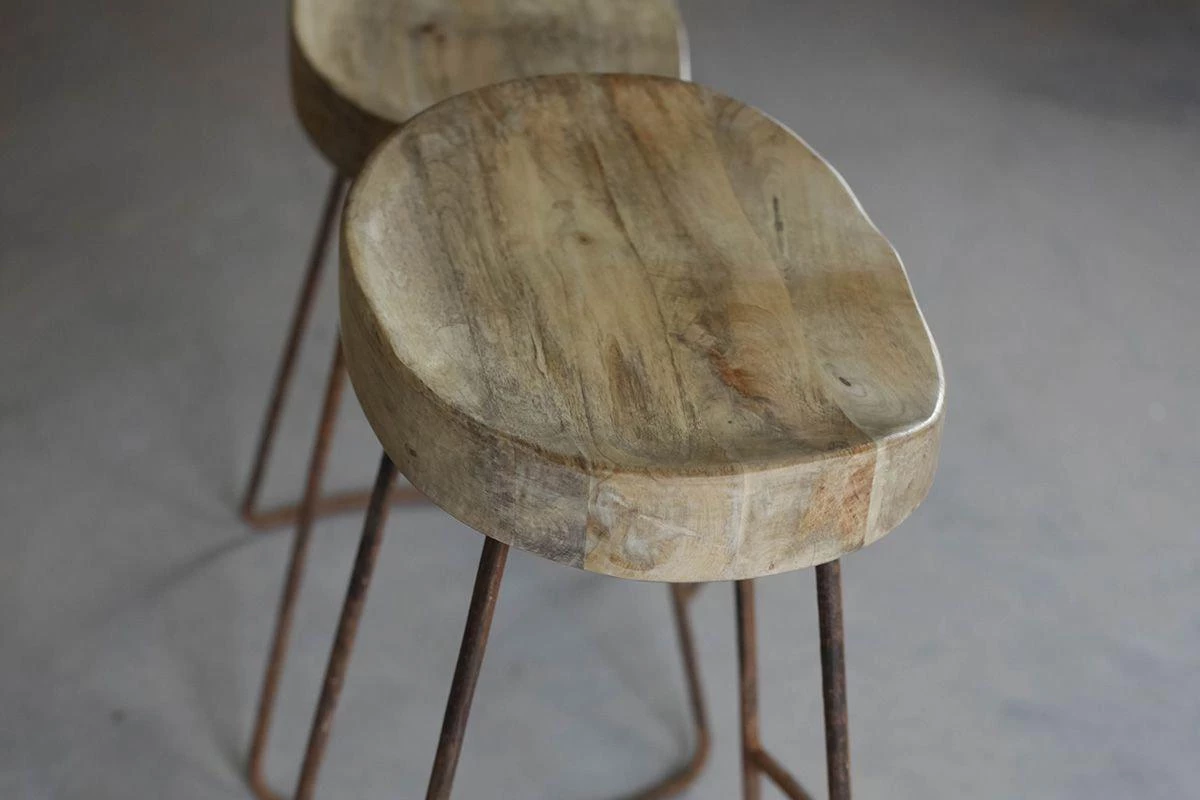 Nkuku Loko Stool - Tall Kitchen & Dining Room 5 Nkuku Loko Stool - Tall Kitchen & Dining Room