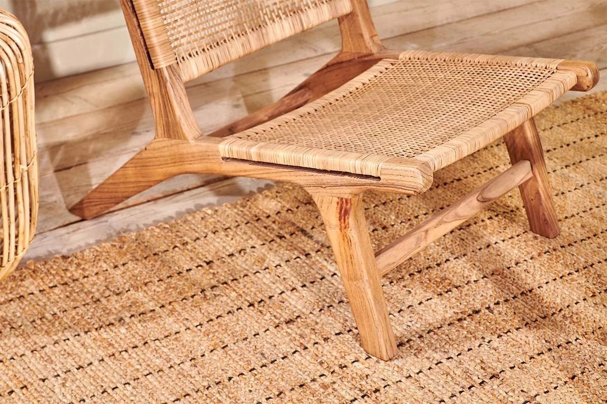 Nkuku Madrisana Acacia & Rattan Woven Chair 8 Nkuku Madrisana Acacia & Rattan Woven Chair